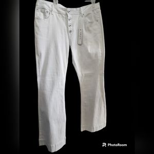 Grace in LA, white jeans 34 NWT